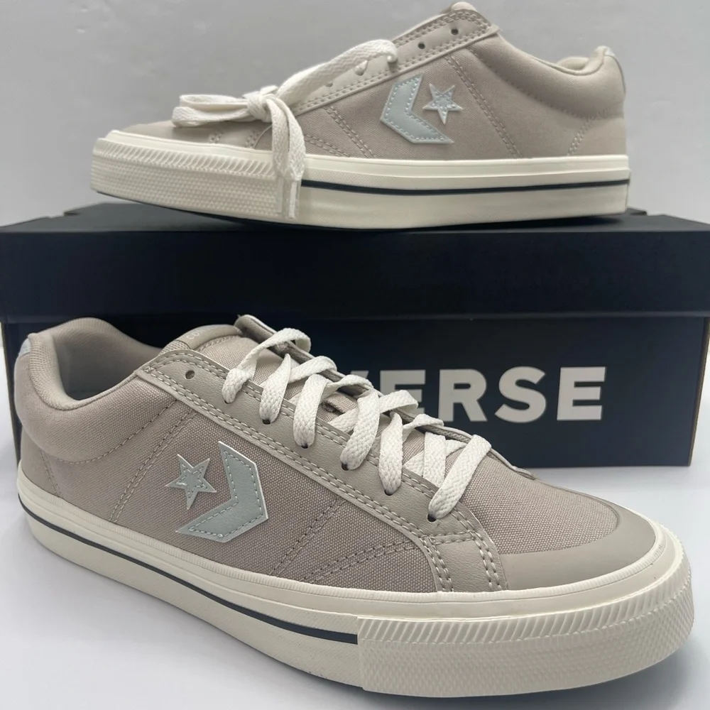 CONVERSE Men's A13223F
SPORT CASUAL OX PAPYRUS/RAINWASHED GREY/EGRET Sneakers - Picture 15 of 16